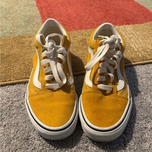 Vans mustard yellow sneakers Old School